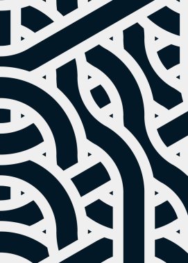 Renkli fayanslar, pürüzsüz rastgele birbirine bağlı dalgalı çizgiler deseni, bağlantı sanatı arkaplan tasarımı çizimi  