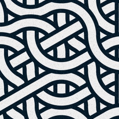 Renkli fayanslar, pürüzsüz rastgele birbirine bağlı dalgalı çizgiler deseni, bağlantı sanatı arkaplan tasarımı çizimi  