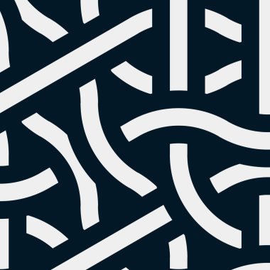 Renkli fayanslar, pürüzsüz rastgele birbirine bağlı dalgalı çizgiler deseni, bağlantı sanatı arkaplan tasarımı çizimi  