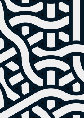 Renkli fayanslar, pürüzsüz rastgele birbirine bağlı dalgalı çizgiler deseni, bağlantı sanatı arkaplan tasarımı çizimi  