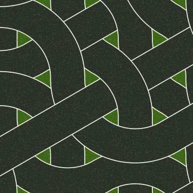 Renkli fayanslar, pürüzsüz rastgele birbirine bağlı dalgalı çizgiler deseni, bağlantı sanatı arkaplan tasarımı çizimi  