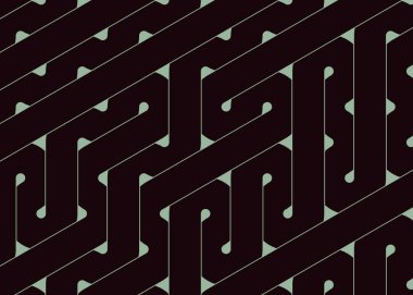 Renkli fayanslar, pürüzsüz rastgele birbirine bağlı dalgalı çizgiler deseni, bağlantı sanatı arkaplan tasarımı çizimi  