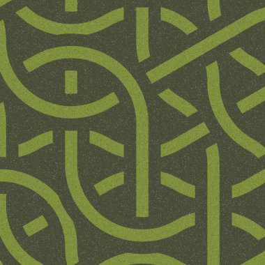 Renkli fayanslar, pürüzsüz rastgele birbirine bağlı dalgalı çizgiler deseni, bağlantı sanatı arkaplan tasarımı çizimi  