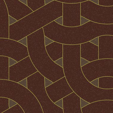 Renkli fayanslar, pürüzsüz rastgele birbirine bağlı dalgalı çizgiler deseni, bağlantı sanatı arkaplan tasarımı çizimi  