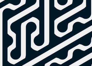 Renkli fayanslar, pürüzsüz rastgele birbirine bağlı dalgalı çizgiler deseni, bağlantı sanatı arkaplan tasarımı çizimi  