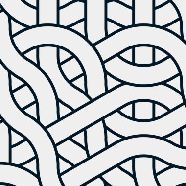 Renkli fayanslar, pürüzsüz rastgele birbirine bağlı dalgalı çizgiler deseni, bağlantı sanatı arkaplan tasarımı çizimi  