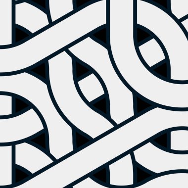 Renkli fayanslar, pürüzsüz rastgele birbirine bağlı dalgalı çizgiler deseni, bağlantı sanatı arkaplan tasarımı çizimi  