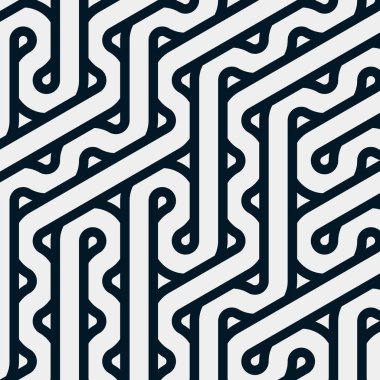 Renkli fayanslar, pürüzsüz rastgele birbirine bağlı dalgalı çizgiler deseni, bağlantı sanatı arkaplan tasarımı çizimi  