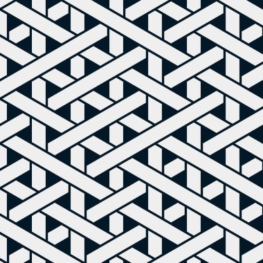 Renkli fayans, kusursuz rastgele dokuma çizgileri deseni, bağlantı sanatı arkaplan tasarımı illüstrasyonu  