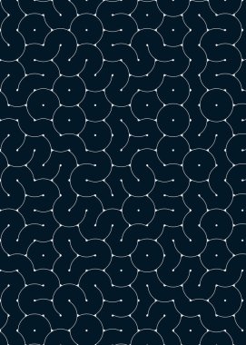 dalgalı ve eğri çizgileri olan renkli fayanslar, bağlantı sanatı arkaplan tasarımı illüstrasyonu 