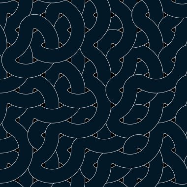 Renkli fayanslar, pürüzsüz rastgele birbirine bağlı dalgalı çizgiler deseni, bağlantı sanatı arkaplan tasarımı çizimi  