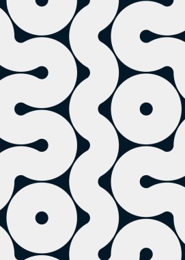 dalgalı ve eğri çizgileri olan renkli fayanslar, bağlantı sanatı arkaplan tasarımı illüstrasyonu 