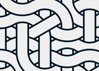 Renkli fayanslar, pürüzsüz rastgele birbirine bağlı dalgalı çizgiler deseni, bağlantı sanatı arkaplan tasarımı çizimi  