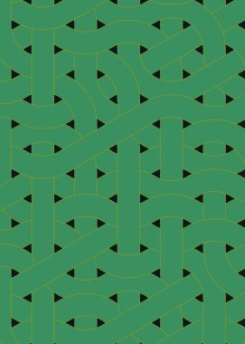 Renkli fayanslar, pürüzsüz rastgele birbirine bağlı dalgalı çizgiler deseni, bağlantı sanatı arkaplan tasarımı çizimi  