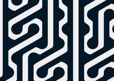 Renkli fayanslar, pürüzsüz rastgele birbirine bağlı dalgalı çizgiler deseni, bağlantı sanatı arkaplan tasarımı çizimi  