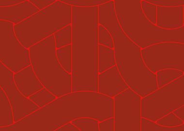 Renkli fayanslar, pürüzsüz rastgele birbirine bağlı dalgalı çizgiler deseni, bağlantı sanatı arkaplan tasarımı çizimi  