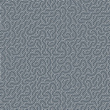 Renkli fayanslar, pürüzsüz rastgele birbirine bağlı dalgalı çizgiler deseni, bağlantı sanatı arkaplan tasarımı çizimi  