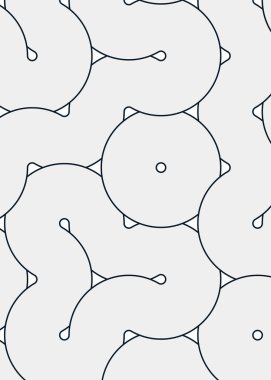 dalgalı ve eğri çizgileri olan renkli fayanslar, bağlantı sanatı arkaplan tasarımı illüstrasyonu 