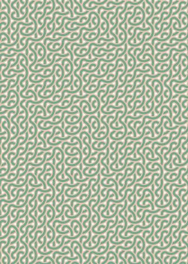 Renkli fayanslar, pürüzsüz rastgele birbirine bağlı dalgalı çizgiler deseni, bağlantı sanatı arkaplan tasarımı çizimi  