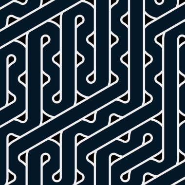 Renkli fayanslar, pürüzsüz rastgele birbirine bağlı dalgalı çizgiler deseni, bağlantı sanatı arkaplan tasarımı çizimi  