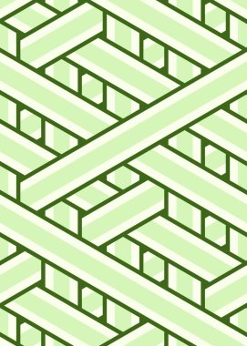 Renkli fayans, kusursuz rastgele dokuma çizgileri deseni, bağlantı sanatı arkaplan tasarımı illüstrasyonu  