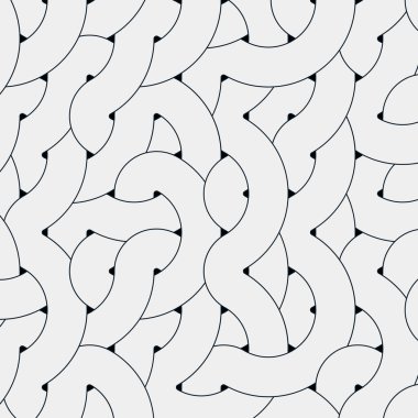 Renkli fayanslar, pürüzsüz rastgele birbirine bağlı dalgalı çizgiler deseni, bağlantı sanatı arkaplan tasarımı çizimi  