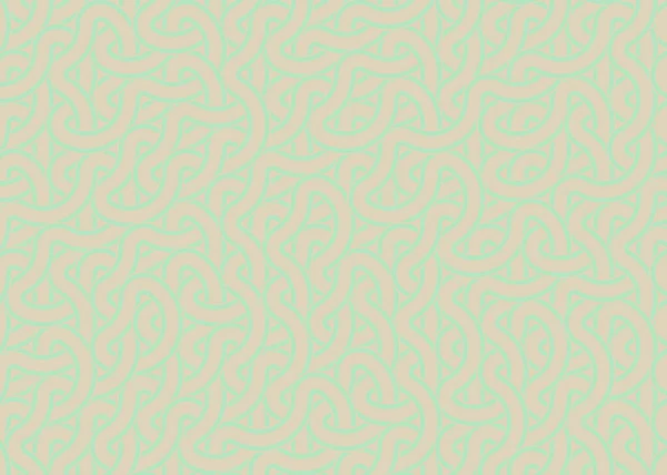 Tuile Colorée Avec Sans Couture Entrelacement Aléatoire Ondulé Lignes Motif — Image vectorielle