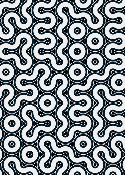 Monochrome Random Crossing Lines Generative Art Style Colorful Logo Illustration — Stock Vector