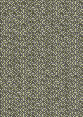 Renkli fayanslar, pürüzsüz rastgele birbirine bağlı dalgalı çizgiler deseni, bağlantı sanatı arkaplan tasarımı çizimi  