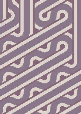 Renkli fayanslar, pürüzsüz rastgele birbirine bağlı dalgalı çizgiler deseni, bağlantı sanatı arkaplan tasarımı çizimi  