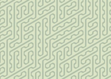 Renkli fayanslar, pürüzsüz rastgele birbirine bağlı dalgalı çizgiler deseni, bağlantı sanatı arkaplan tasarımı çizimi  