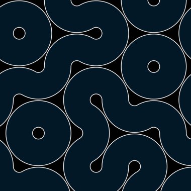 dalgalı ve eğri çizgileri olan renkli fayanslar, bağlantı sanatı arkaplan tasarımı illüstrasyonu 