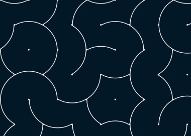 Renkli fayanslar, pürüzsüz rastgele birbirine bağlı dalgalı çizgiler deseni, bağlantı sanatı arkaplan tasarımı çizimi  