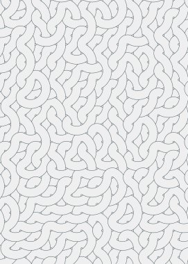 Renkli fayanslar, pürüzsüz rastgele birbirine bağlı dalgalı çizgiler deseni, bağlantı sanatı arkaplan tasarımı çizimi  