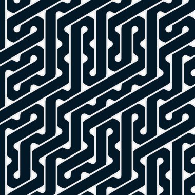 Renkli fayanslar, pürüzsüz rastgele birbirine bağlı dalgalı çizgiler deseni, bağlantı sanatı arkaplan tasarımı çizimi  