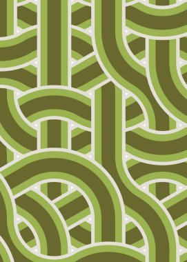 Renkli fayanslar, pürüzsüz rastgele birbirine bağlı dalgalı çizgiler deseni, bağlantı sanatı arkaplan tasarımı çizimi  