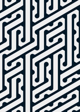 Renkli fayanslar, pürüzsüz rastgele birbirine bağlı dalgalı çizgiler deseni, bağlantı sanatı arkaplan tasarımı çizimi  