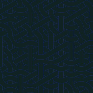 Renkli fayanslar, pürüzsüz rastgele birbirine bağlı dalgalı çizgiler deseni, bağlantı sanatı arkaplan tasarımı çizimi  