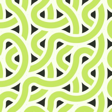 Renkli fayanslar, pürüzsüz rastgele birbirine bağlı dalgalı çizgiler deseni, bağlantı sanatı arkaplan tasarımı çizimi  