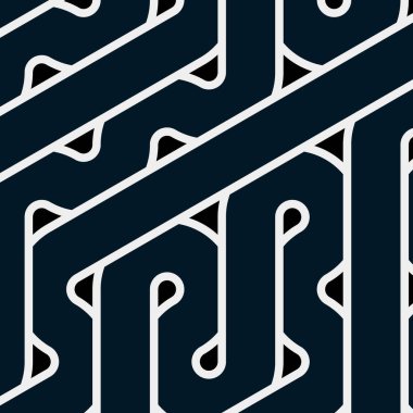 Renkli fayanslar, pürüzsüz rastgele birbirine bağlı dalgalı çizgiler deseni, bağlantı sanatı arkaplan tasarımı çizimi  