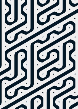 Renkli fayanslar, pürüzsüz rastgele birbirine bağlı dalgalı çizgiler deseni, bağlantı sanatı arkaplan tasarımı çizimi  