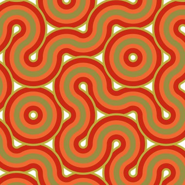 dalgalı ve eğri çizgileri olan renkli fayanslar, bağlantı sanatı arkaplan tasarımı illüstrasyonu  