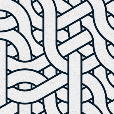 Renkli fayanslar, pürüzsüz rastgele birbirine bağlı dalgalı çizgiler deseni, bağlantı sanatı arkaplan tasarımı çizimi  