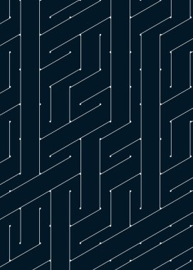 Renkli fayanslar, pürüzsüz rastgele birbirine bağlı dalgalı çizgiler deseni, bağlantı sanatı arkaplan tasarımı çizimi  