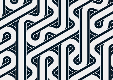 Renkli fayanslar, pürüzsüz rastgele birbirine bağlı dalgalı çizgiler deseni, bağlantı sanatı arkaplan tasarımı çizimi  