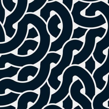 Renkli fayanslar, pürüzsüz rastgele birbirine bağlı dalgalı çizgiler deseni, bağlantı sanatı arkaplan tasarımı çizimi  