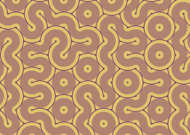 monokrom rastgele geçiş çizgileri üretken sanat tarzı renkli logo illüstrasyonu