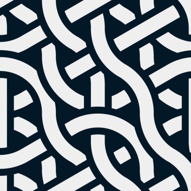 Renkli fayanslar, pürüzsüz rastgele birbirine bağlı dalgalı çizgiler deseni, bağlantı sanatı arkaplan tasarımı çizimi  