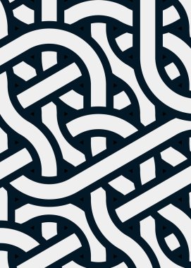 Renkli fayanslar, pürüzsüz rastgele birbirine bağlı dalgalı çizgiler deseni, bağlantı sanatı arkaplan tasarımı çizimi  