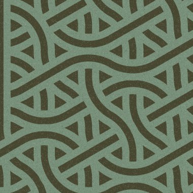 Renkli fayanslar, pürüzsüz rastgele birbirine bağlı dalgalı çizgiler deseni, bağlantı sanatı arkaplan tasarımı çizimi  